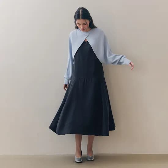 퍼지 플레어 원피스 FUZZY FLARE ONEPIECE