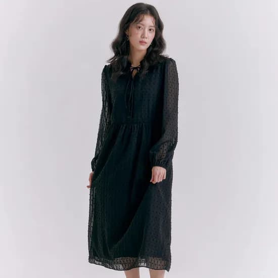 로엠 변형 소재 롱 원피스 RMOWE49R11