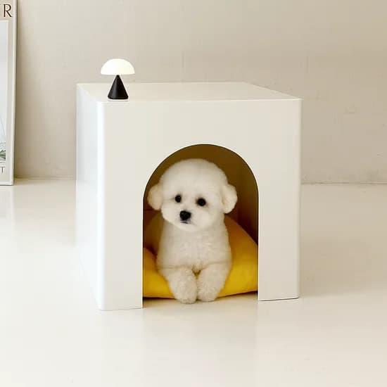 덴켄 강아지숨숨집 스틸펫하우스 아치형 중형 COCO450