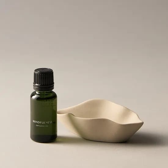 아로마티카 소일베이커 콜라보 세라믹 페탈 디퓨저 외 마인드풀니스 디퓨징 오일 세트 20ml