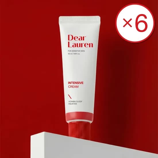 디어로렌 인텐시브 크림 세라마이드 피부장벽강화 속보습 수분크림 저자극 50ml 6개