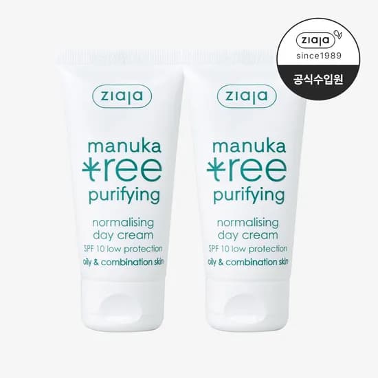 지아자 마누카트리 데이크림 지성수부지 판테놀크림 50ml 1+1
