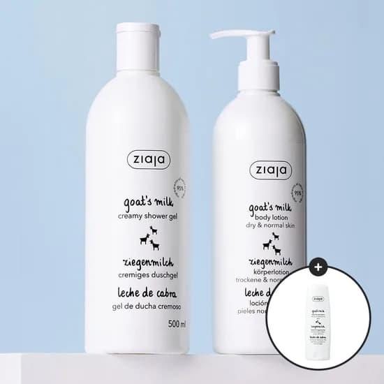 지아자 산양유 바디워시 500ml + 산양유 바디로션 400ml 2종세트