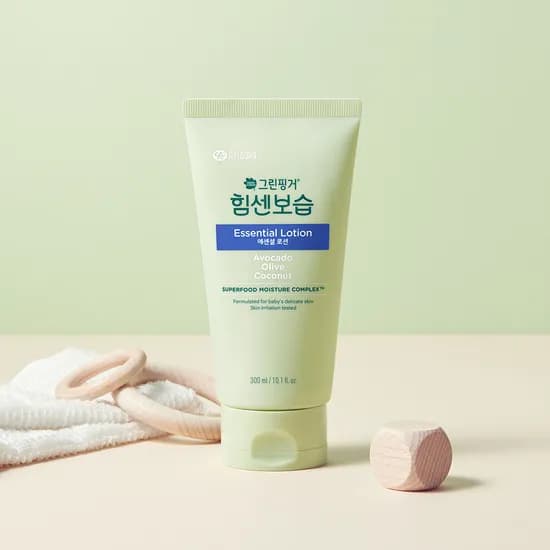 그린핑거 힘센보습 에센셜 로션 오렌지그린티향 300ml X 1EA / 신생아, 유아, 어린이, 키즈 온가족용 스킨케어, 신생아