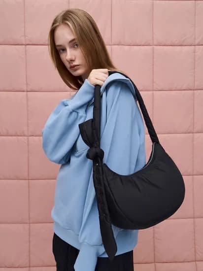 델릴라 나일론 노티드 호보백 2Colors CK2-40271394-1