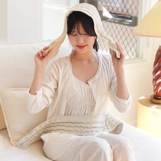 집앤콕 온열찜질팩 목 어깨 눈 허리 찜질팩