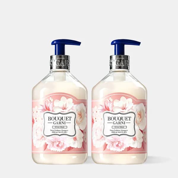 부케가르니 글로우 퍼퓸드 샴푸 500ml 화이트머스크 향