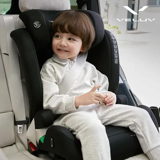 벨럽 V70 아이사이즈 주니어 카시트 ISOFIX 퀀텀블랙