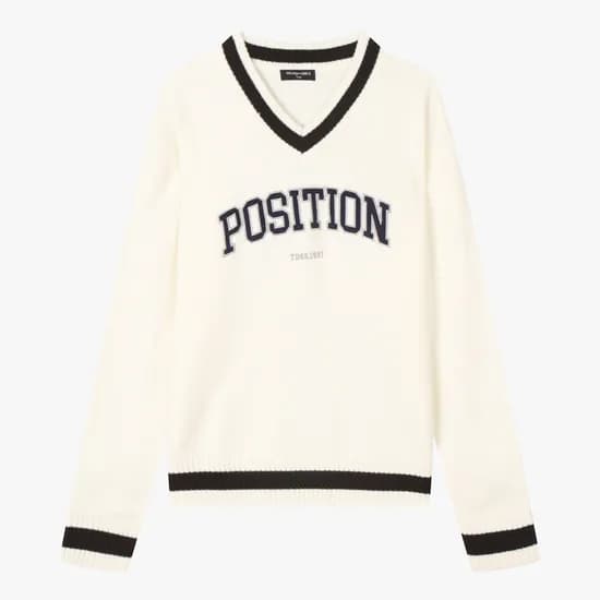 더데이걸 브이넥 스쿨 스웨터 TGKA24W03 19,900원