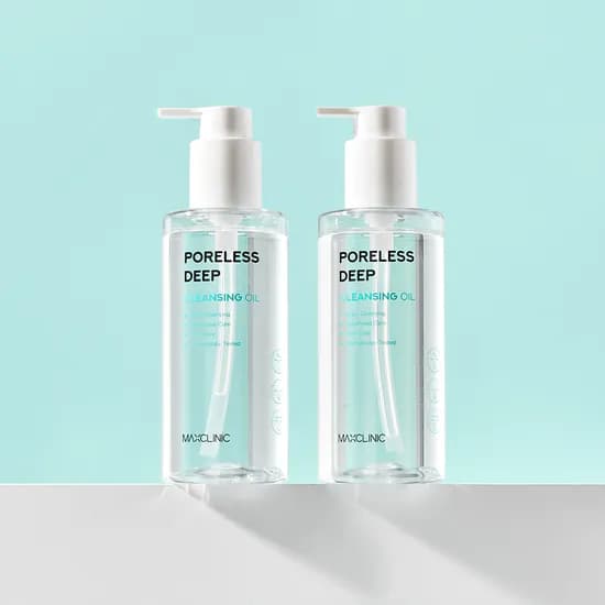 맥스클리닉 포어리스 딥 블랙헤드 모공 클렌징오일 200ml, 2개