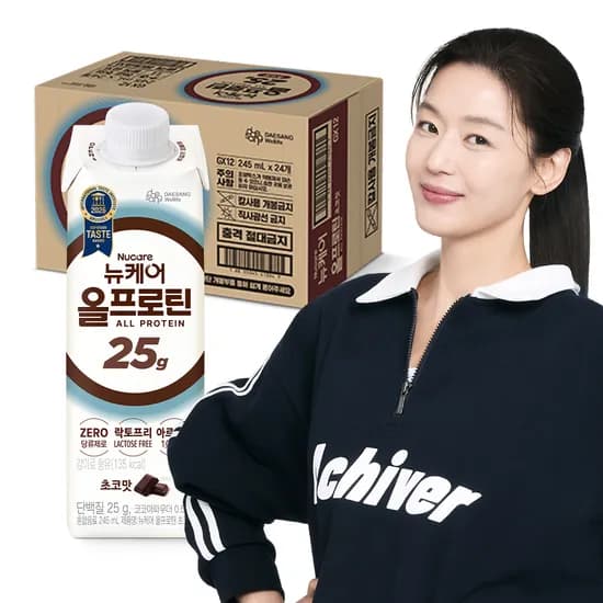 뉴케어 올프로틴 초코맛 단백질음료 245ml, 24개