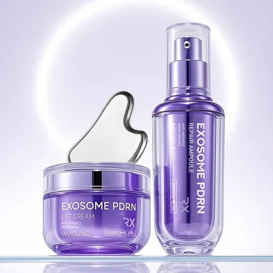 맥스클리닉 엑소좀 PDRN 리페어 앰플 40ml 리프트 크림 50ml 2종 세트