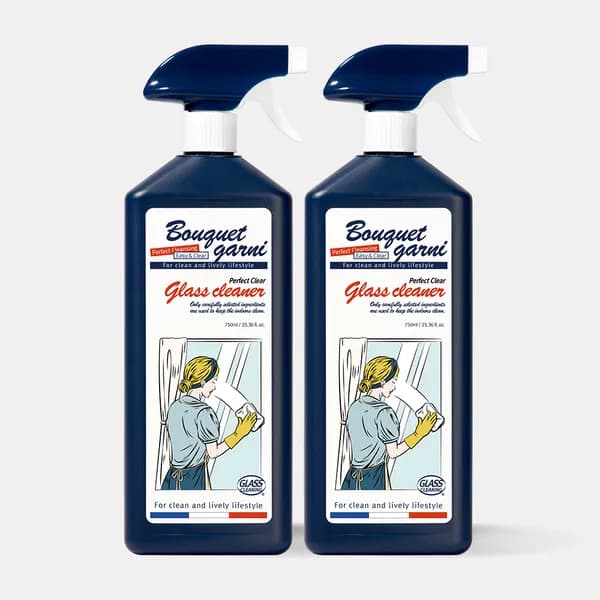 부케가르니 퍼펙트 클리어 유리 세정제 750ml 물때제거 거울