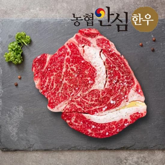 1등급 숙성 농협안심 한우 등심 채끝 안심 갈비살 구이용 부위별 선택담기 캠핑음식