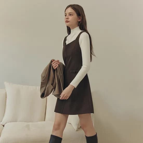 [2컬러] 코코아 미니 원피스 COCOA MINI ONEPIECE