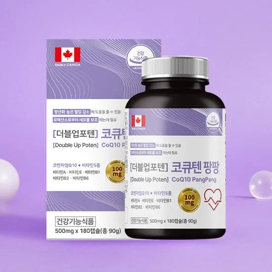 힐링포뮬라 더블업포텐 코큐텐 팡팡 코엔자임 Q10 500mg 180캡슐