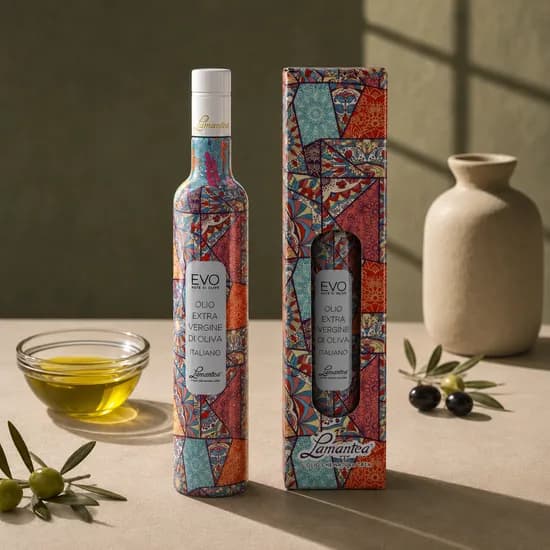 라만테아 엑스트라버진 올리브오일 이탈리아 프리미엄 냉압착 EVO 모자이크 500ml, 1개