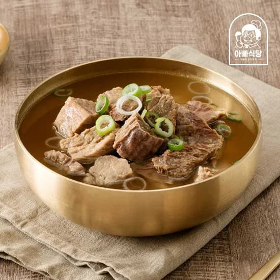 진한 뼈없는 순살 소갈비탕 600g 1팩