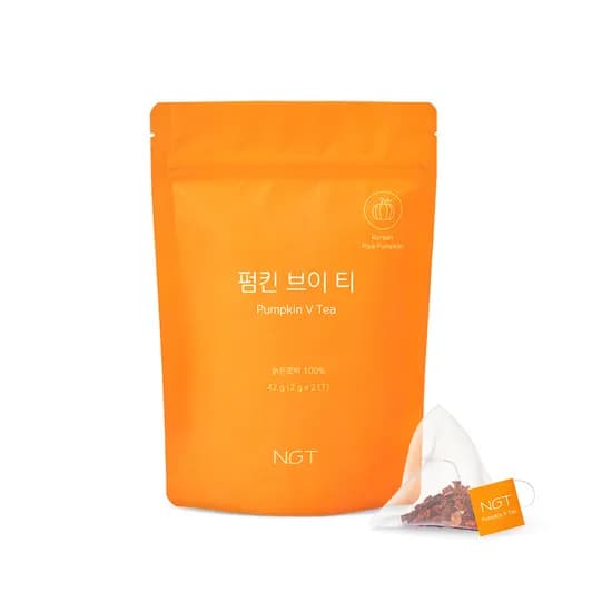 NGT 네츄럴굿띵스 펌킨브이티 물 붓기만 하면 호박차 21개입