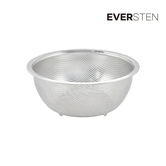 에버스텐 무연마제 스텐 채반 단품 찜기 물빠짐 소쿠리 거름망