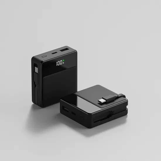 미니덕트 쿼드로 대용량 미니 보조배터리 PD 22.5W 고속충전 10000mAh 매트 블랙 25,600원