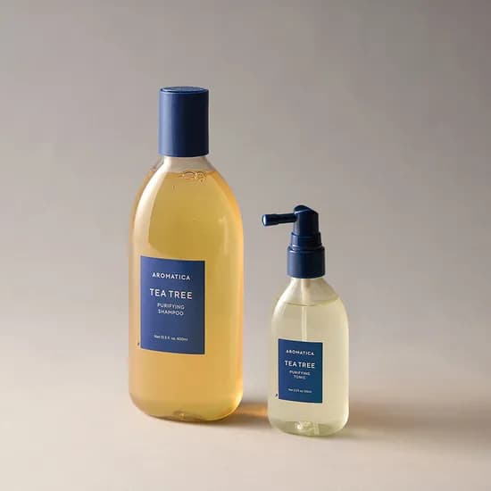 아로마티카 티트리 샴푸 400ML & 티트리 토닉 100ML 2종 세트 쿨링 지성