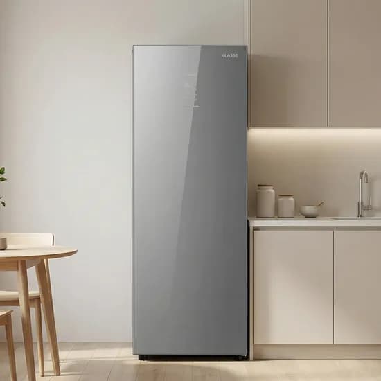 위니아 클라쎄 김치냉장고 스탠드형 1도어 120L 미니 슬림 소형 KAB112SSG4GPV(AK)