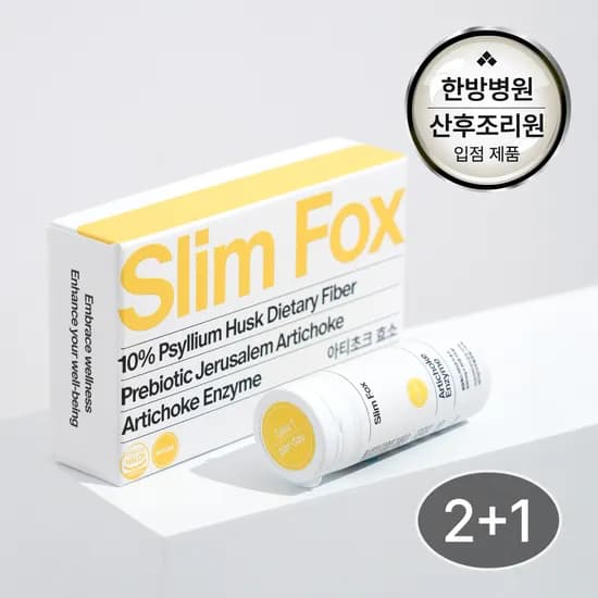 슬림폭스 돼지감자 브로멜라인 퀘르세틴 파인애플 파로 효소 15g 3개