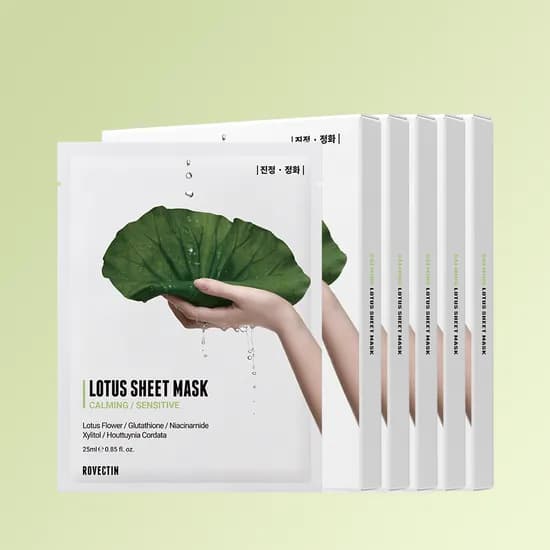 로벡틴 닥터 데일리 진정 수분 마스크팩 5 BOX 총 25매