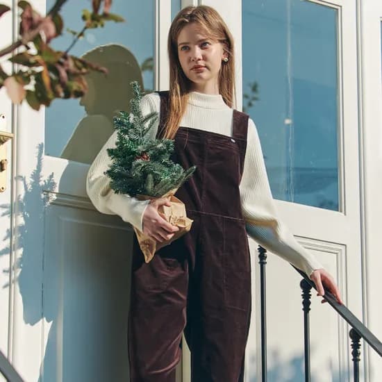 코듀로이 오버롤 CORDUROY OVERALL / BROWN