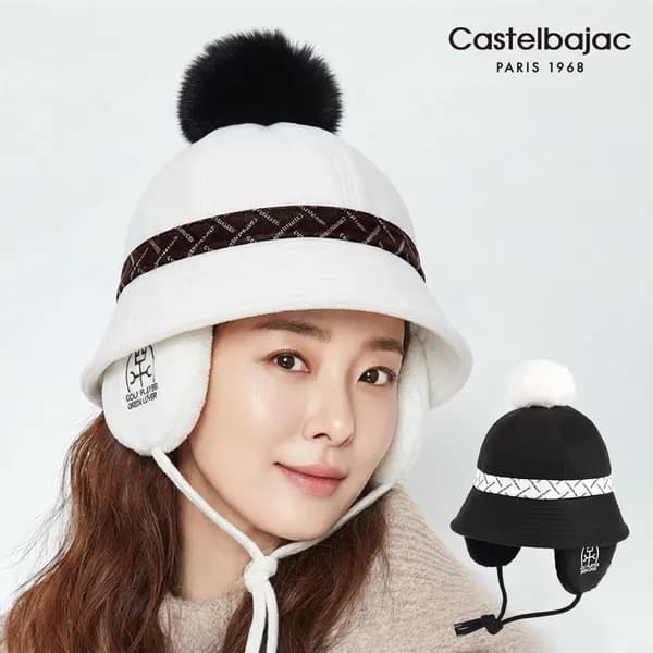 까스텔바작 라보떼 여성 버킷햇 겨울 골프모자 BWDMGC-728