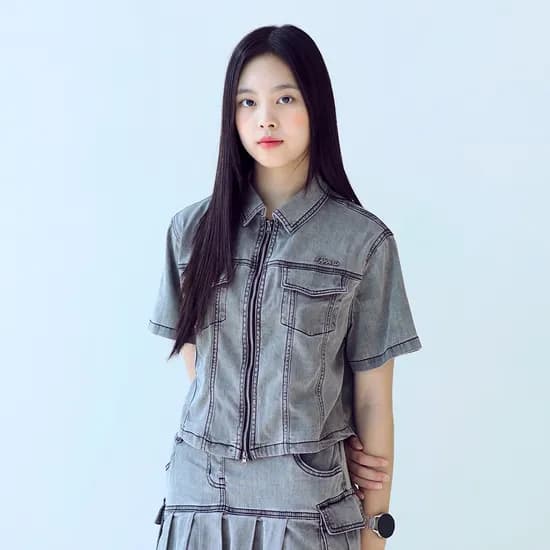 더데이걸 데님 반팔 투웨이 집업 TGJM25S01 24,900원