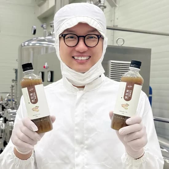 도라지청년 국산 자연담은 생강청 600g 생강차 진액