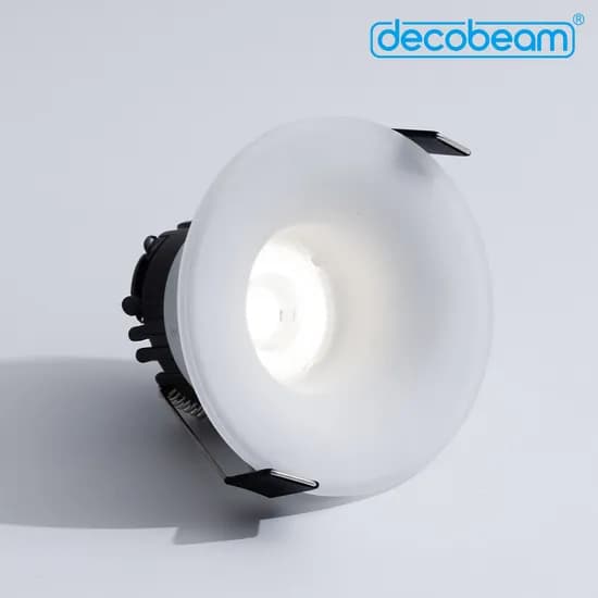 LED COB 75mm 3인치 다운라이트 슬라인 일체형 8W 주광색 DC타입 플리커프리 안티글레어
