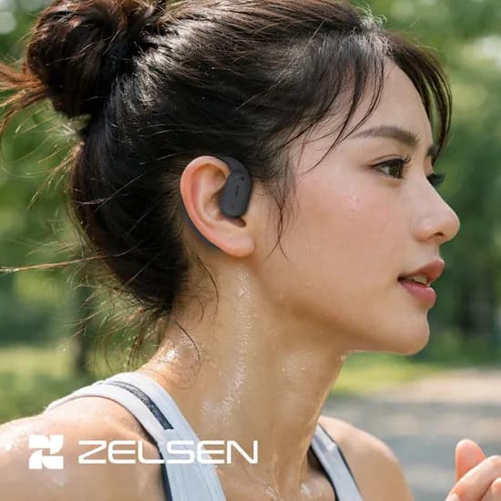 젤센 러닝 운동 귀걸이형 오픈형 블루투스 무선 이어폰 젤팟액티브에어 ENC 노이즈캔슬링 멀티포인트