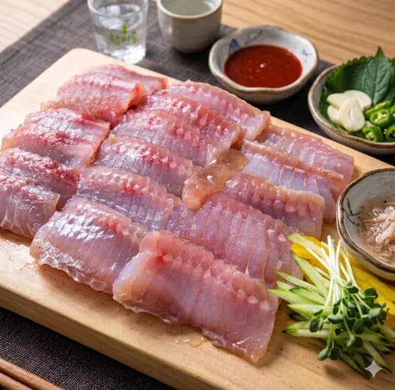 2대째 저온숙성 국산 목포 흑산도 산지직송 홍어 애 삼합 홍어