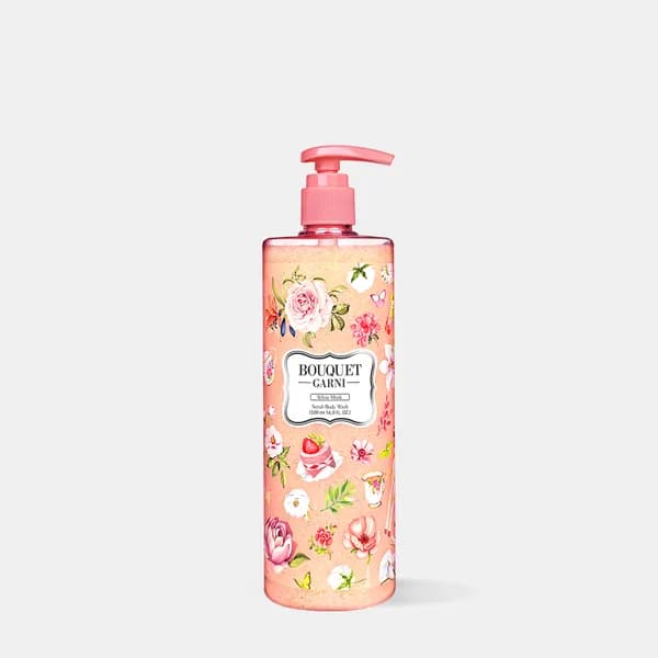 부케가르니 스크럽 바디워시 화이트머스크향 500ml