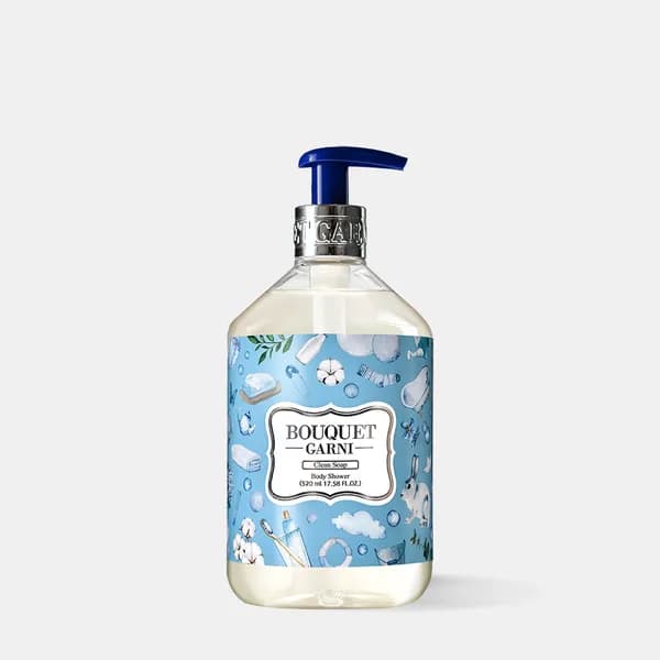 부케가르니 바디워시 바디샤워 향좋은 대용량 퍼퓸 저자극 클린솝 향 520ml