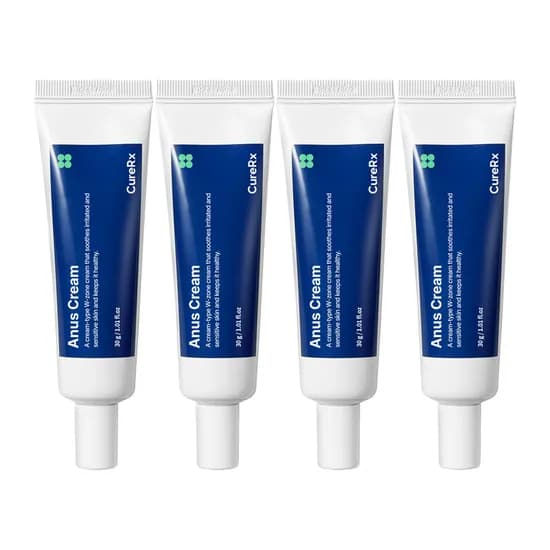 큐어알엑스 아누스 항문 크림 진정 가려움 소양증 사타구니 연고 로션 30ml 4개
