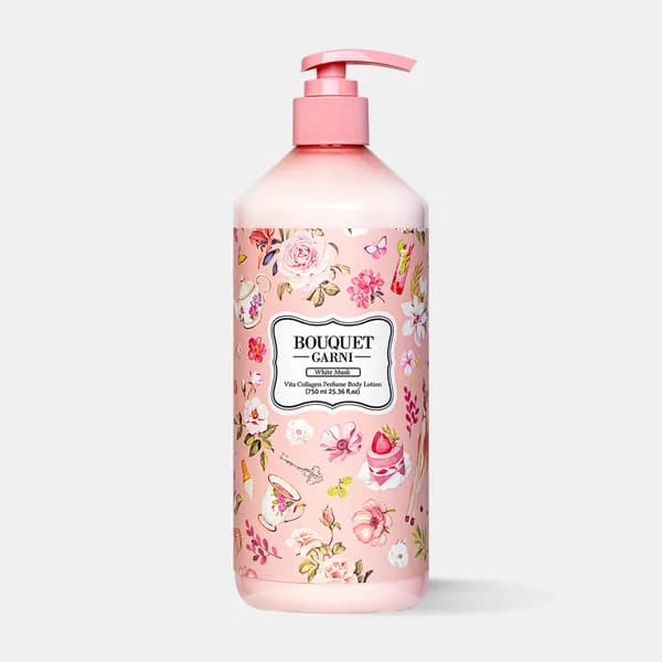 부케가르니 비타콜라겐 퍼퓸 바디로션 750ml 화이트머스크 향