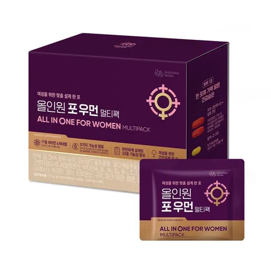 웰라이프 올인원 포 우먼 멀티팩 28포, 1개
