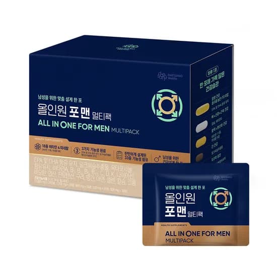웰라이프 올인원 포 맨 멀티팩 28포, 1개
