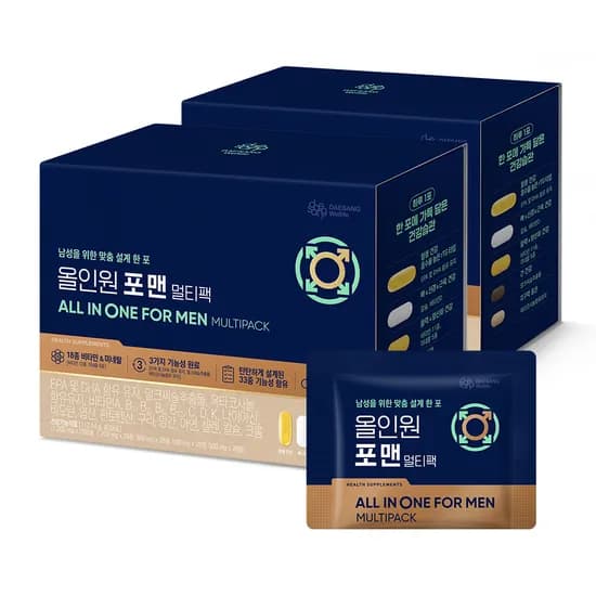 웰라이프 올인원 포 맨 멀티팩 28포, 2개
