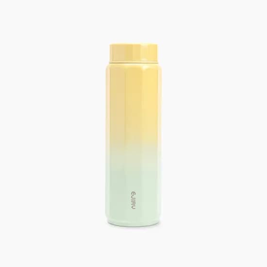 에지리 텐글 텀블러 휴대용 316스텐 보온보냉텀블러 450ml, 그린 레몬