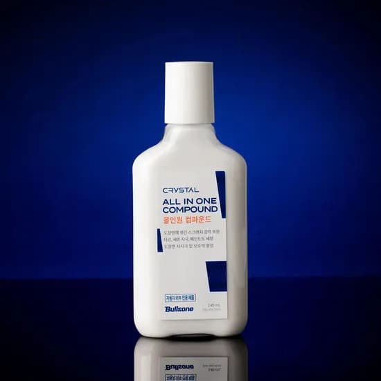 뉴 크리스탈 올인원 컴파운드 자동차 흠집 광택복원 140ml