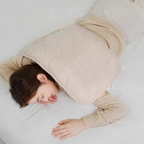 잠온 탄소그래핀 온열찜질기 원적외선 어깨 무릎 손목 찜질팩 베이지