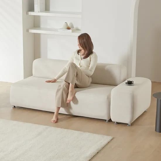 몽쉘 모듈형 기능성 조야 패브릭 소파 라이트베이지 3인용 299,000원
