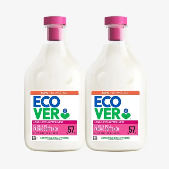 에코버 섬유유연제 사과꽃 아몬드향, 1430ml, 2개