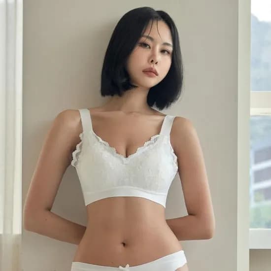 아이싱 레이스 브라 단품 노와이어브라 심리스브라 편한브라