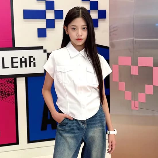 더데이걸 Y2K 반팔셔츠 TGBW25303